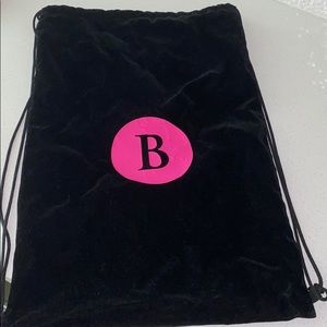 VELVET/VELOUR DRAWSTRING B BAG PACK